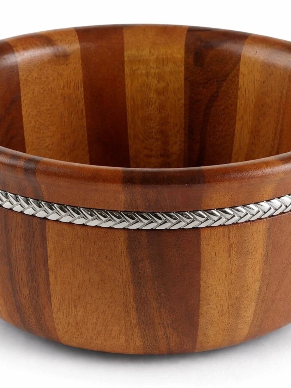 Nambe Salad Bowl With Servers Bowl 11"D x 5.5"H- Server:11"L (READ)